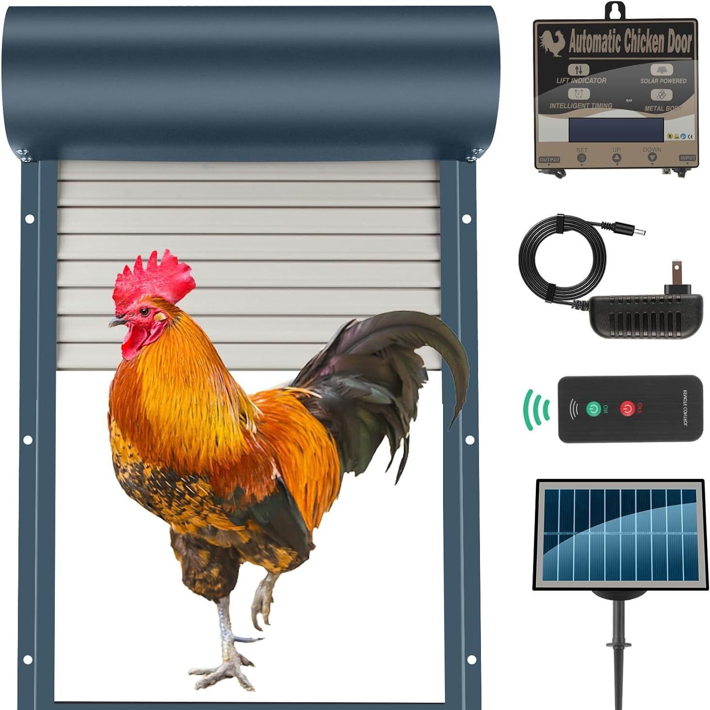 Automatic Chicken Door Opener Solar - Porte de poulailler automatique à énergie