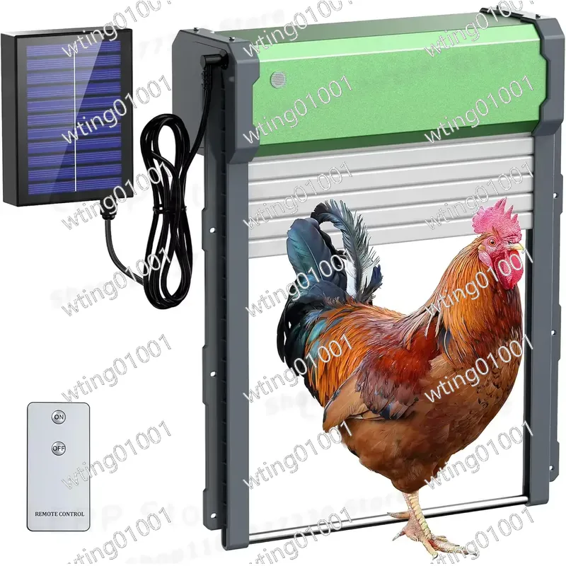 Automatic Chicken Door Opener Solar - Porte automatique solaire pour poulailler avec
