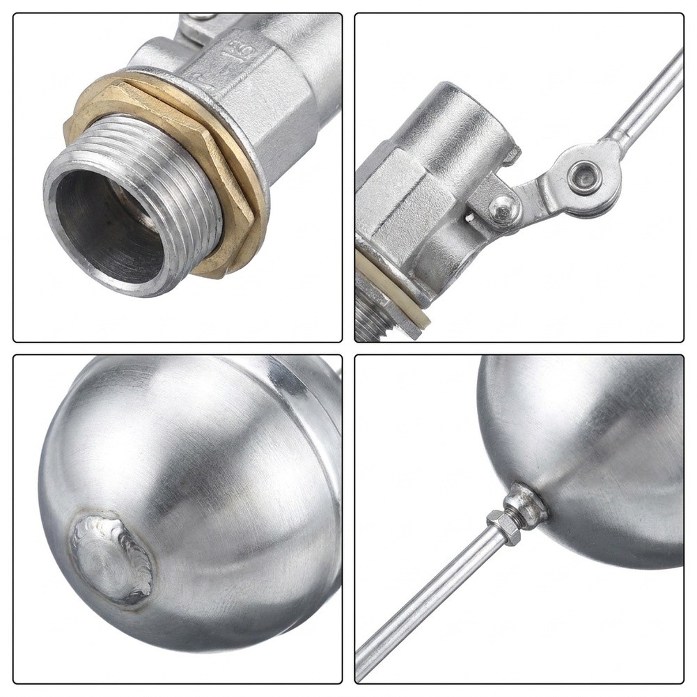 Livestock Water Trough Float Valve - Vanne à flotteur en acier inoxydable