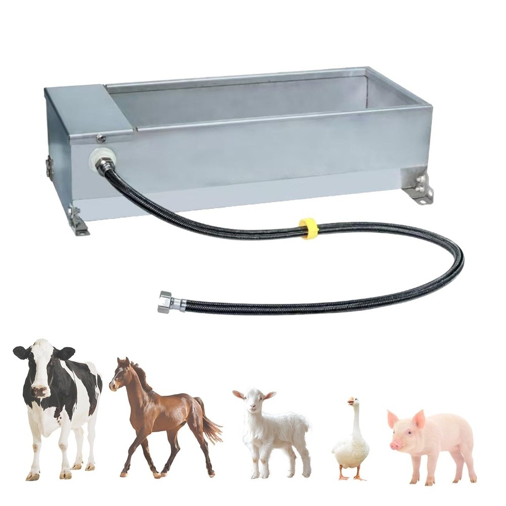 Livestock Water Trough Float Valve - Abreuvoir automatique pour bétail en acier