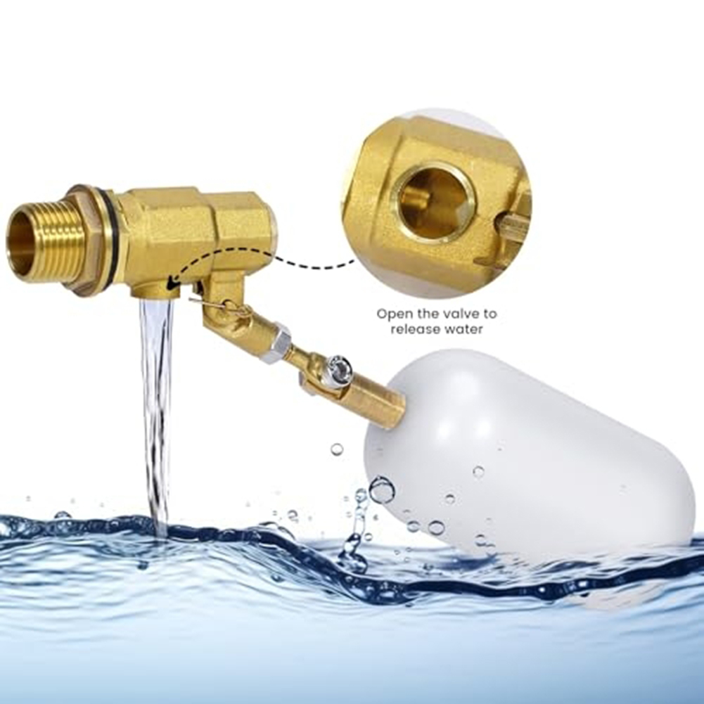 Livestock Water Trough Float Valve - Vanne à flotteur d'eau 1/2 '',