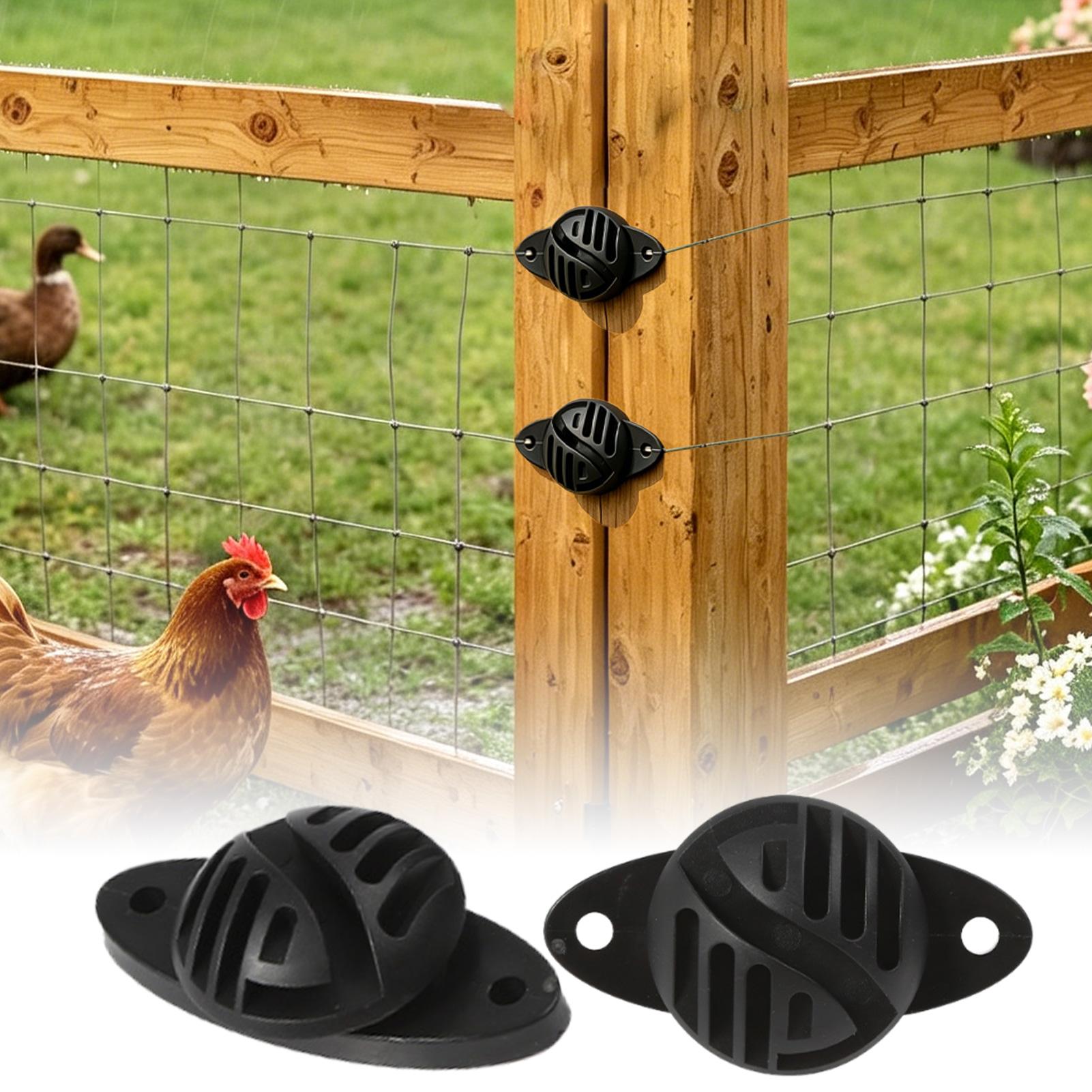 Electric Fence Insulator Post - Isolateurs de clôture électrique 100 pièces,