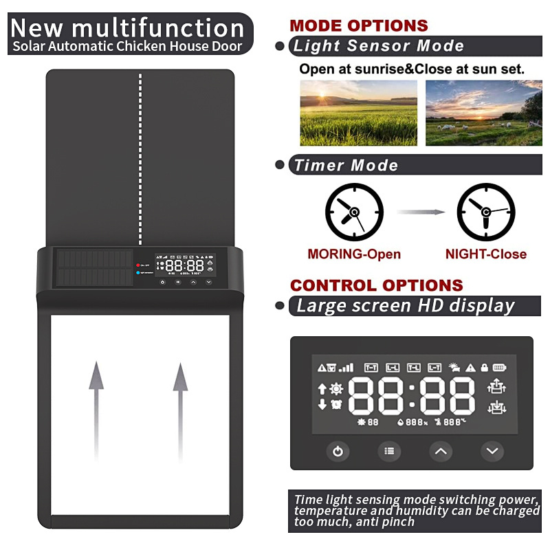 Ouvre-porte automatique pour p - Automatic Chicken Door Opener Solar avis et prix