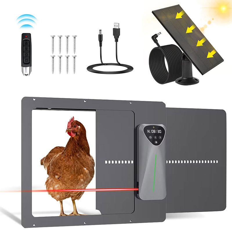 Porte de poulailler solaire à  - Automatic Chicken Door Opener Solar avis et prix