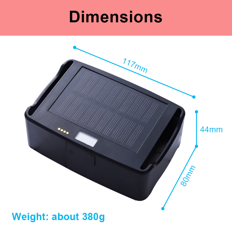 Traceur GPS solaire 4G STLFSup - Animal Gps Tracker 4G Solar avis et prix