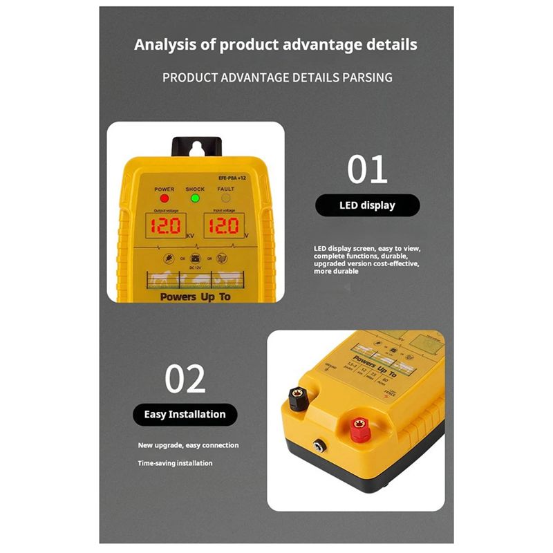 Clôture Électronique à Impulsi - Livestock Fence Energizer 12V avis et prix