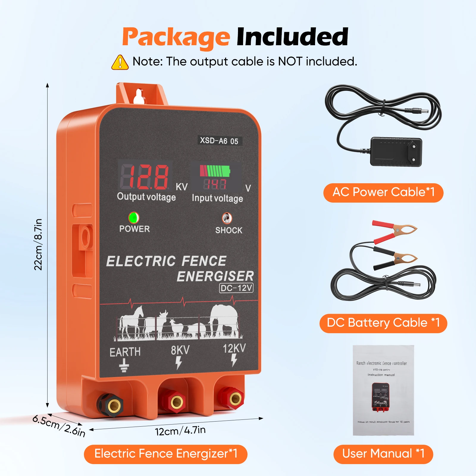 Électrificateur de clôture éle - Livestock Fence Energizer 12V avis et prix