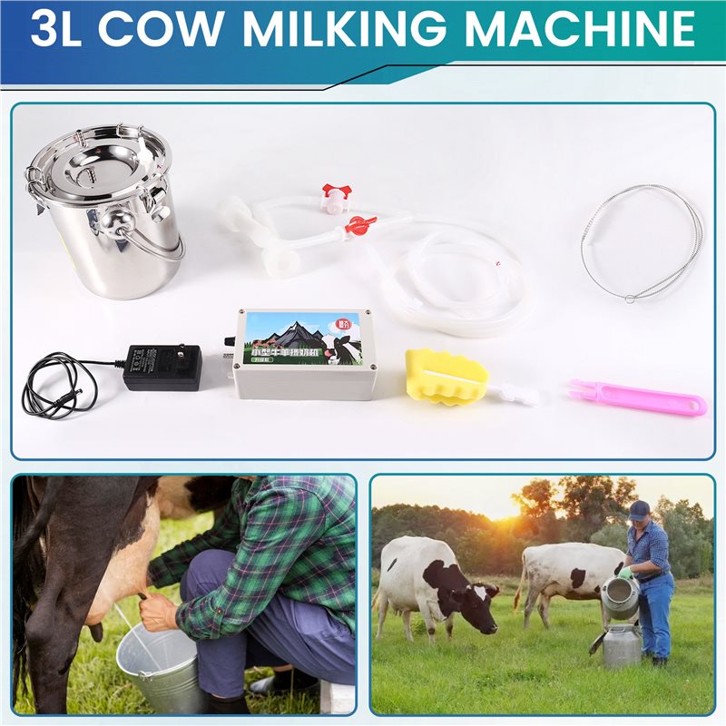 Pompe à vide pulsatoire 3L por - Goat Milking Machine Portable avis et prix