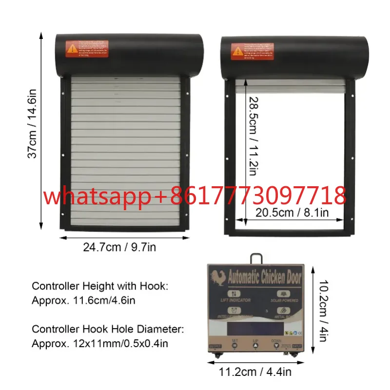 Porte automatique de poulaille - Automatic Chicken Door Opener Solar avis et prix