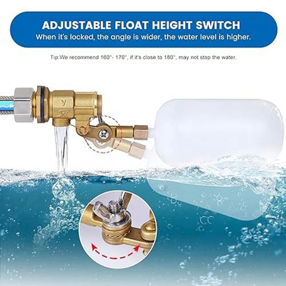 Vanne à flotteur d'eau 1/2 '', - Livestock Water Trough Float Valve avis et prix
