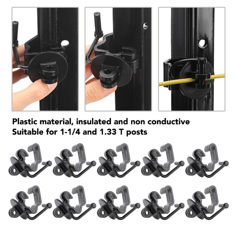 Isolateurs de poteaux en T, 25 - Electric Fence Insulator Post avis et prix