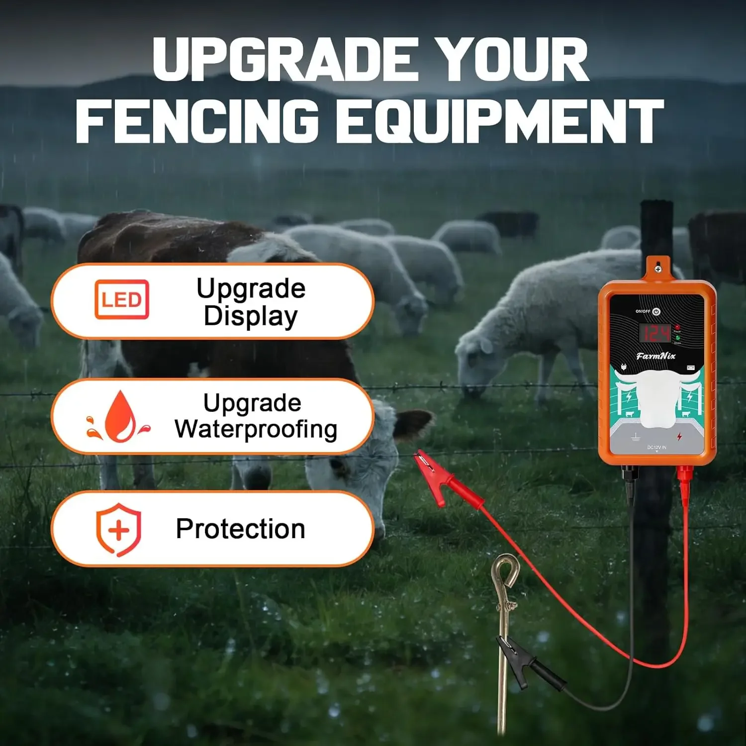 Électrificateur de clôture éle - Livestock Fence Energizer 12V avis et prix