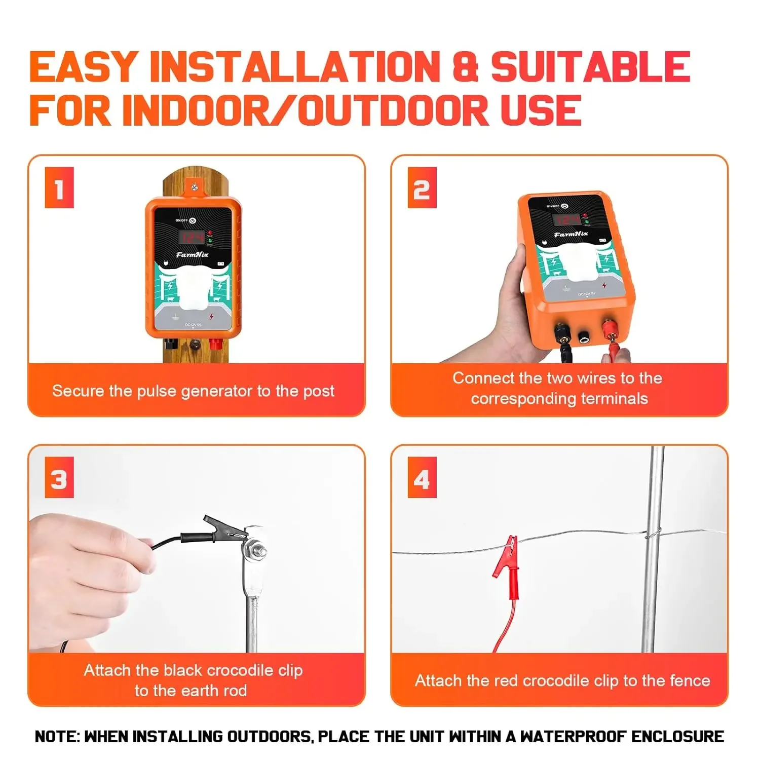Électrificateur de clôture éle - Livestock Fence Energizer 12V avis et prix