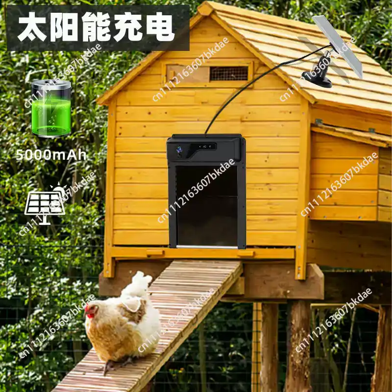 Ouvre-porte de poulailler à té - Automatic Chicken Door Opener Solar avis et prix