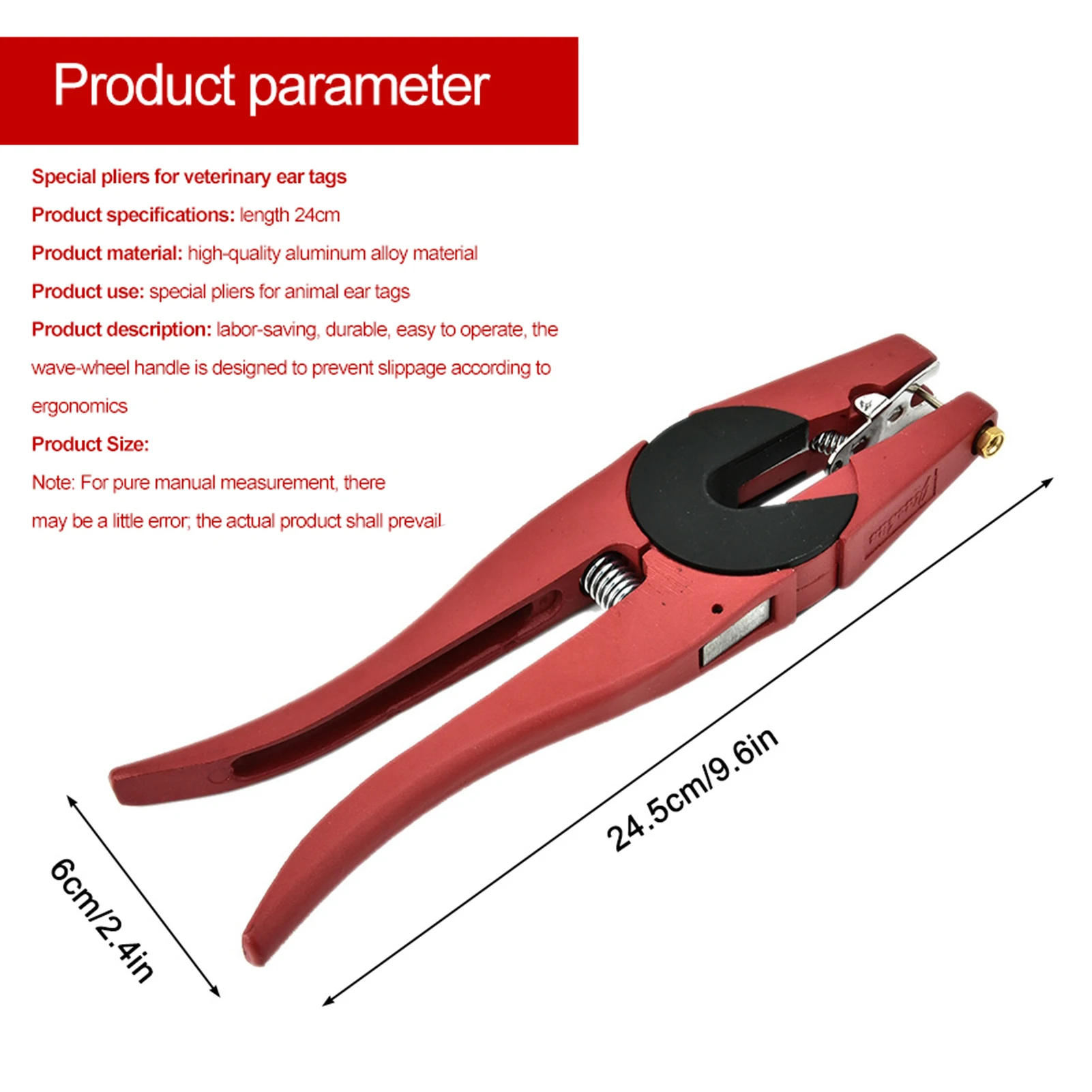 Pince ergonomique en alliage r - Cattle Ear Tag Applicator avis et prix