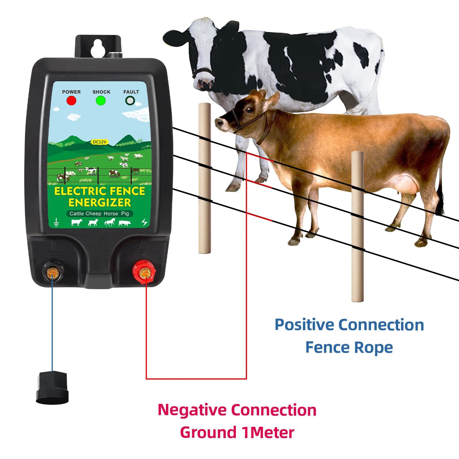 Chargeur de clôture électrique - Livestock Fence Energizer 12V avis et prix