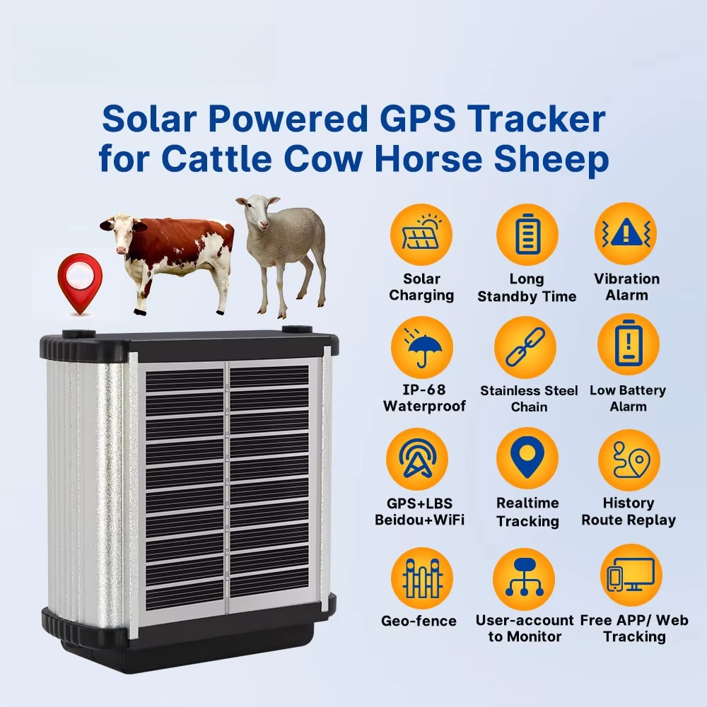 Collier Gps animaux 4G B38 550 - Animal Gps Tracker 4G Solar avis et prix