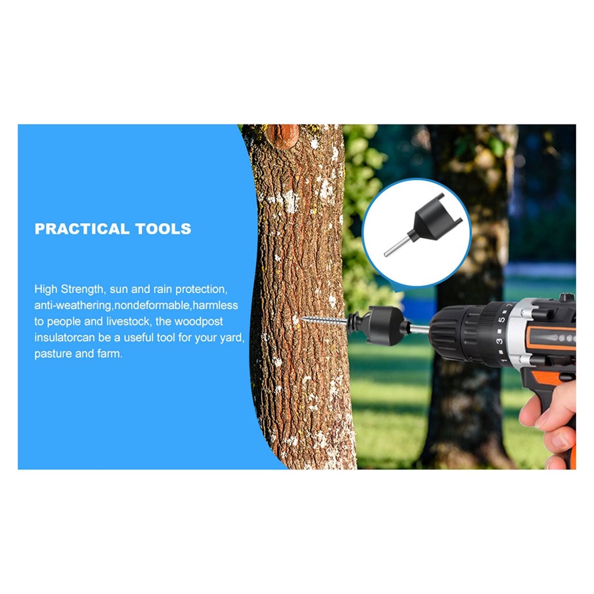 Isolateur de clôture électriqu - Electric Fence Insulator Post avis et prix