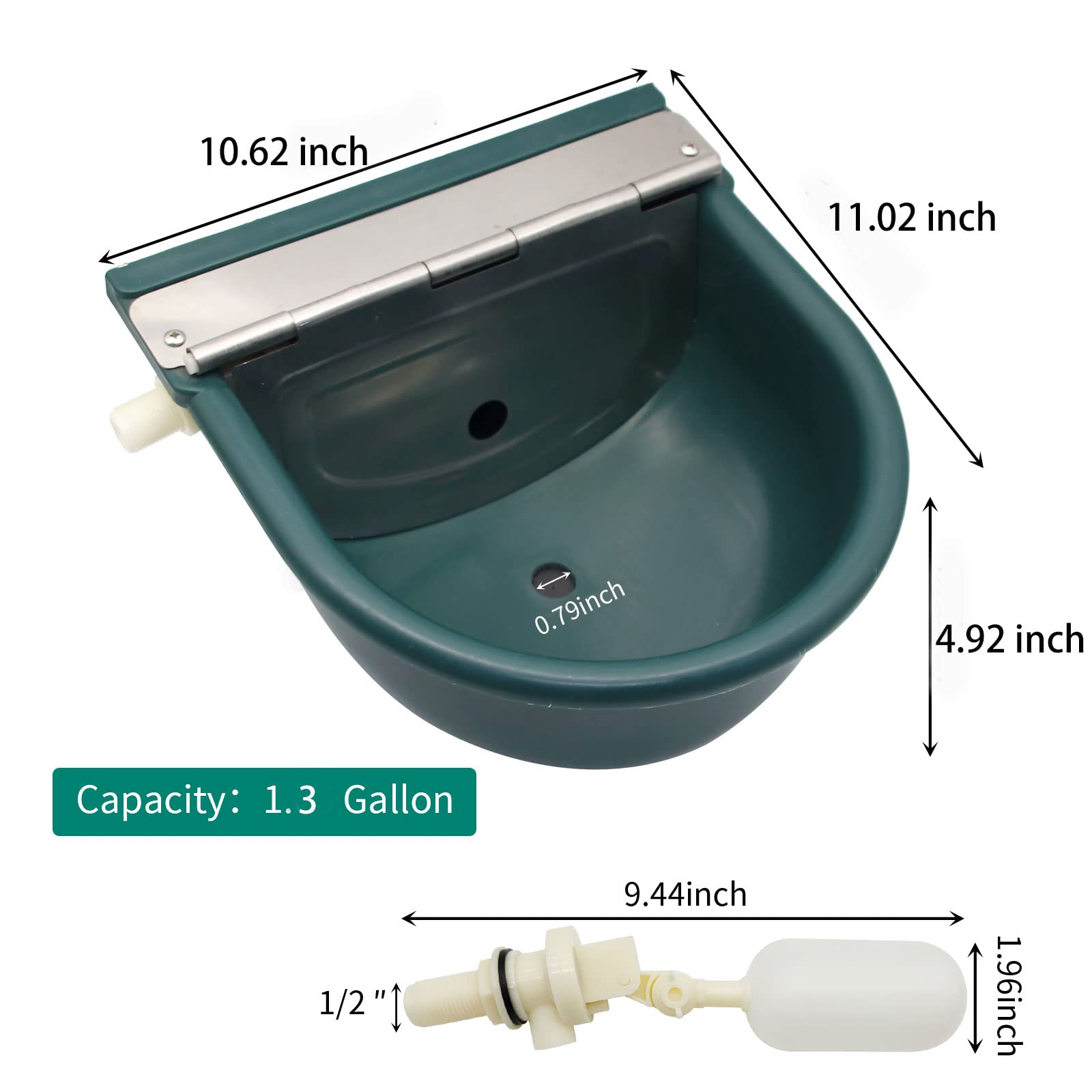Abreuvoir automatique en plast - Livestock Water Trough Float Valve avis et prix