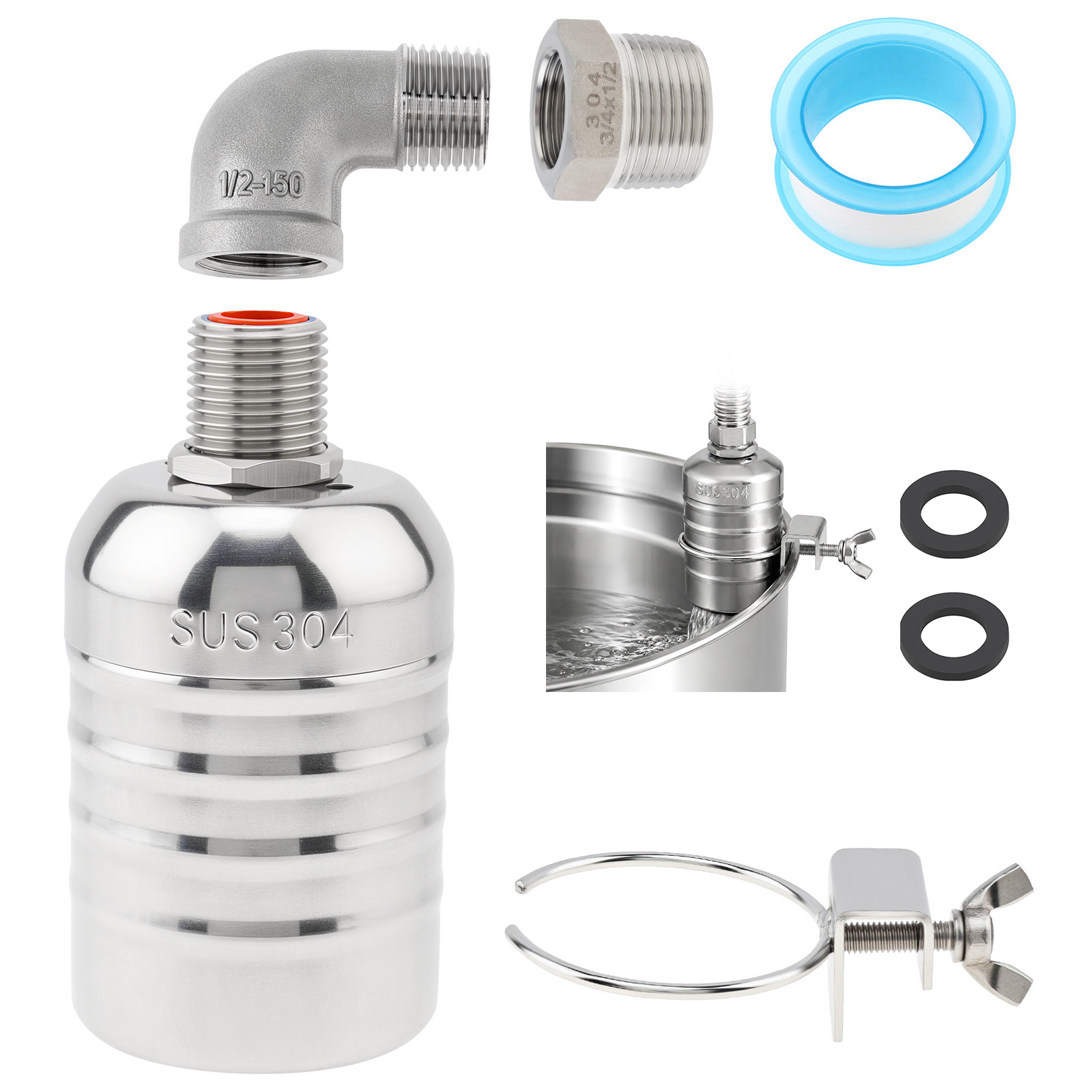 Vanne à flotteur automatique e - Livestock Water Trough Float Valve avis et prix