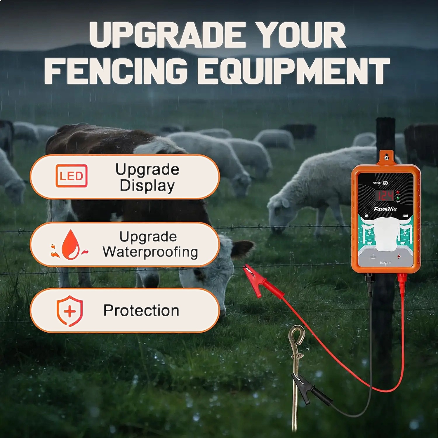 Électrificateur de clôture éle - Livestock Fence Energizer 12V avis et prix