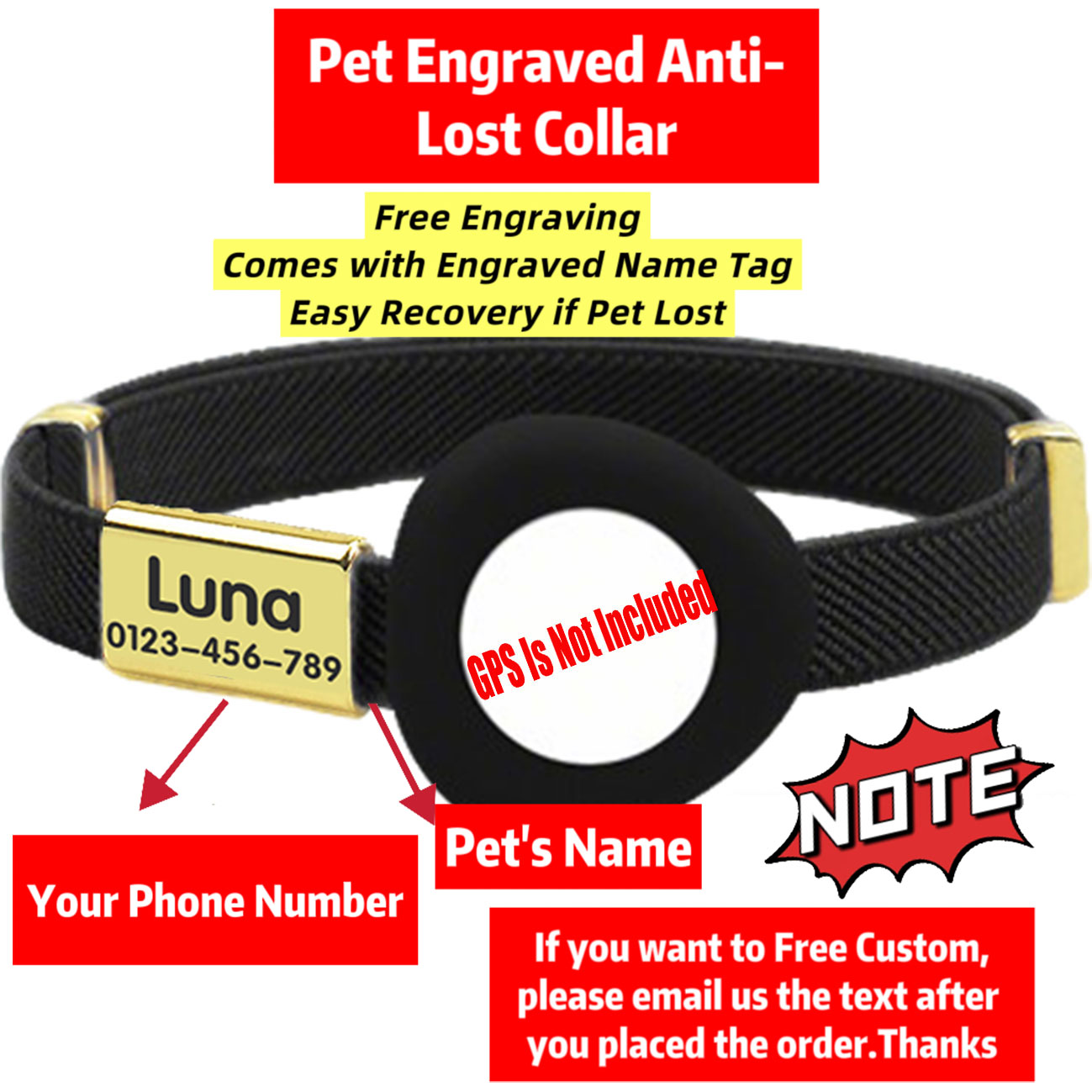 Collier d'identification perso - Gps Tracker Cattle Collar avis et prix